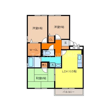 アベニュー島田Ⅶの物件間取画像